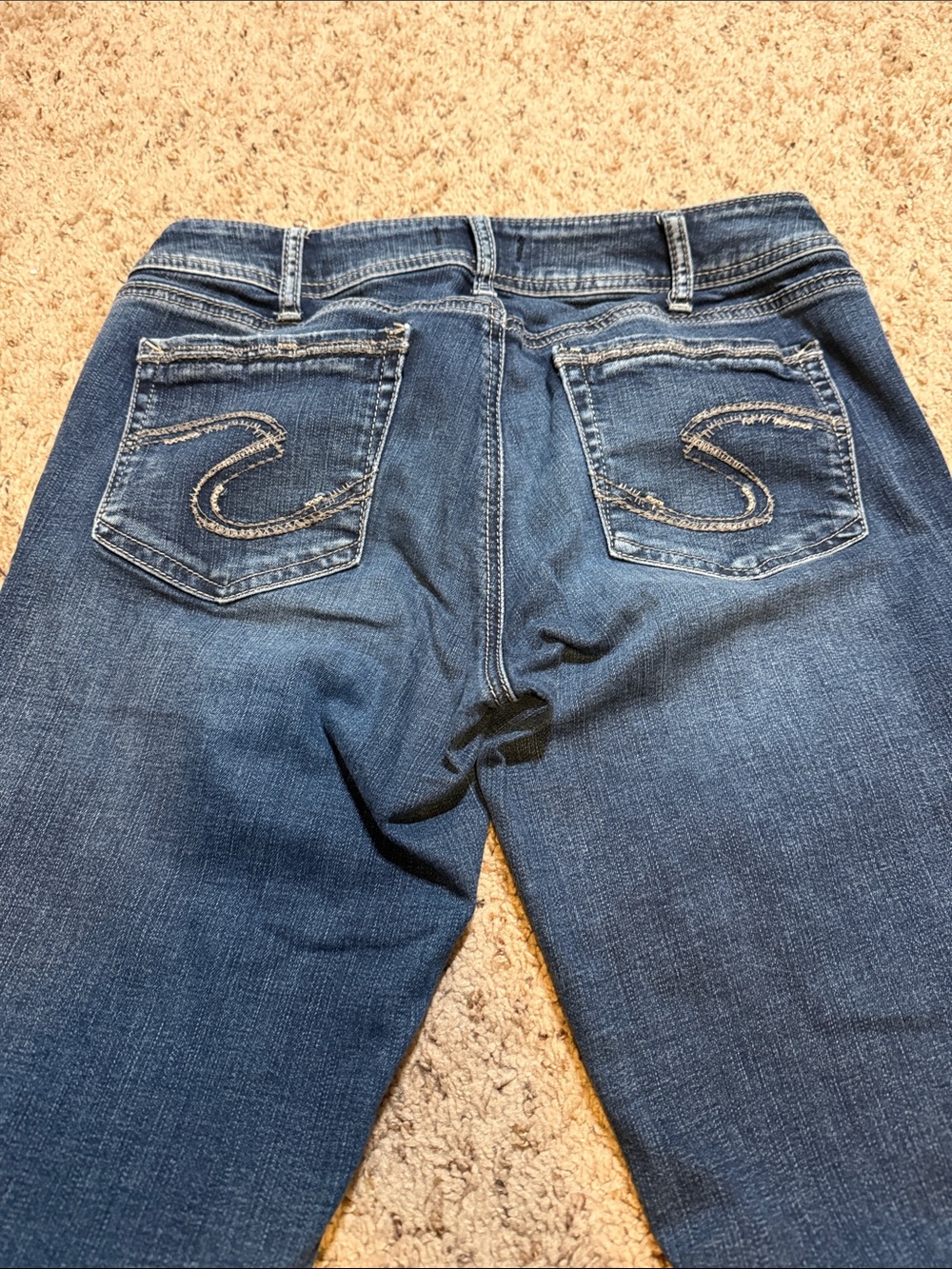 Silver Jeans Women's Dark Blue Flare Leg Denim - Picture 5 of 7